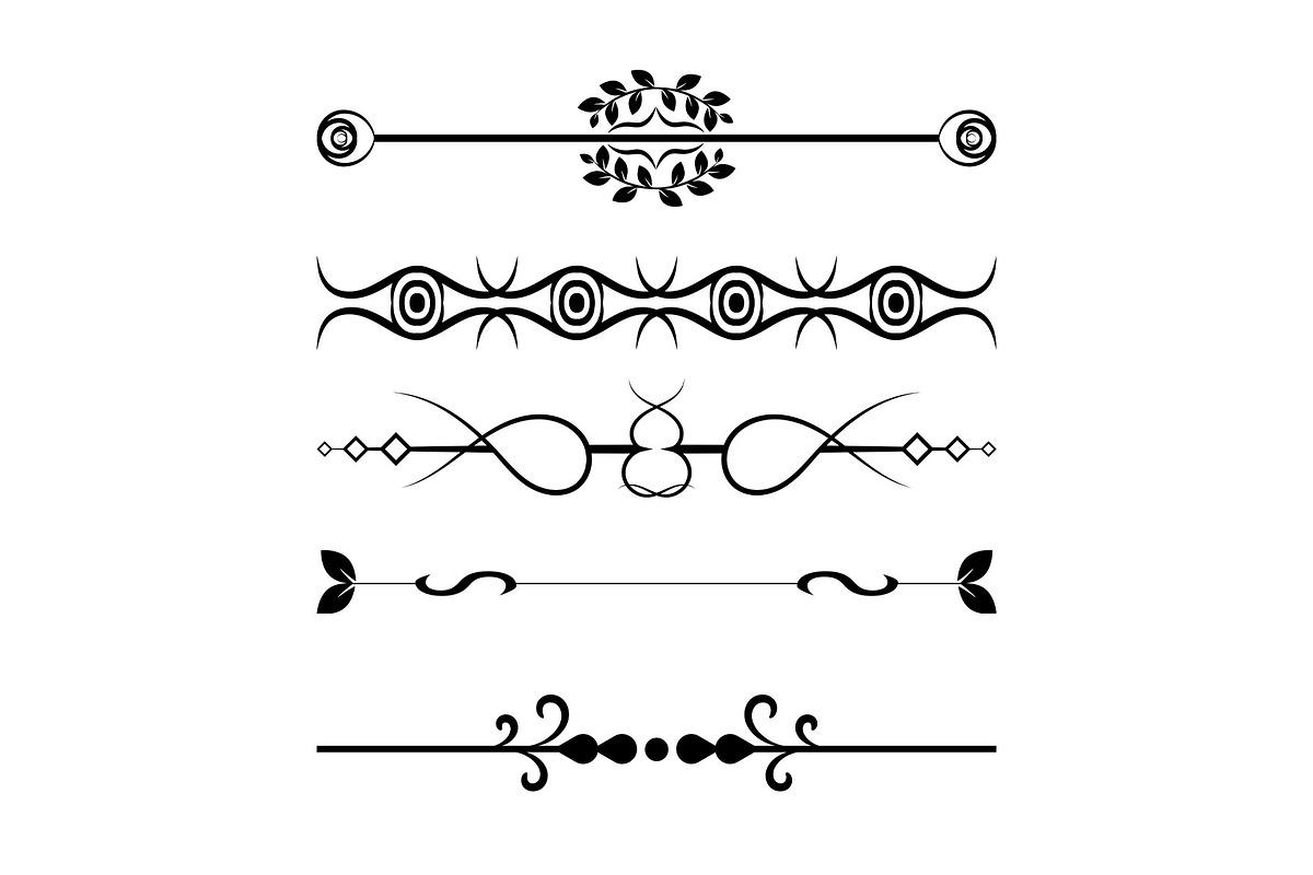 Geometric Lines Divider Designs, a Marketing Template by Photoshop Action (Photo 5 of 13)