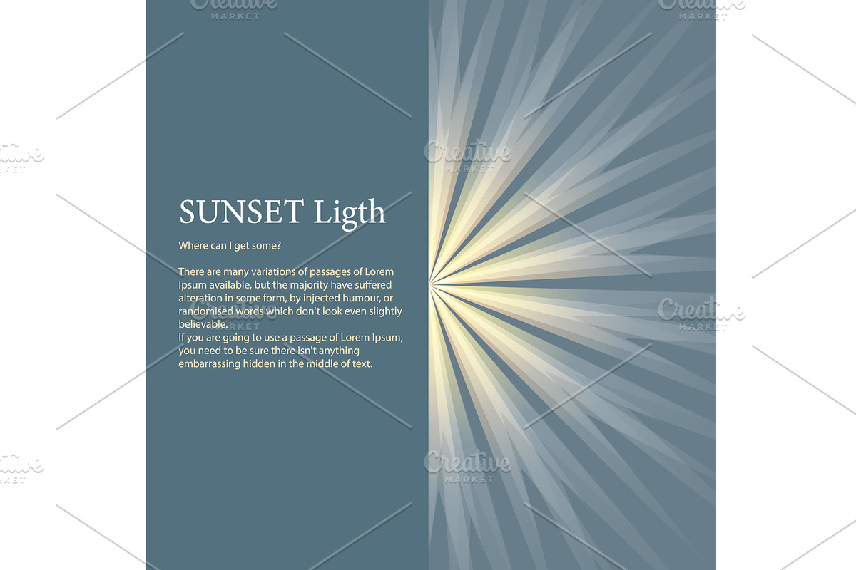 Bright sun rays background. Sunshine, a Texture Graphic by CodeAndDesign