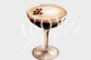 Espresso Martini Illustration