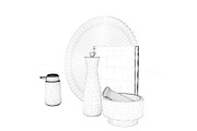 Kitchen Ethan Accessories, a Furniture 3D Model by 3DCargo (Thumbnail 7 of 8)