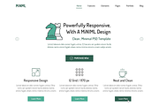 MiNML - Clean & Minimal PSD Template, an UI Kit Template by Saif71 - Shop (Thumbnail 2 of 19)