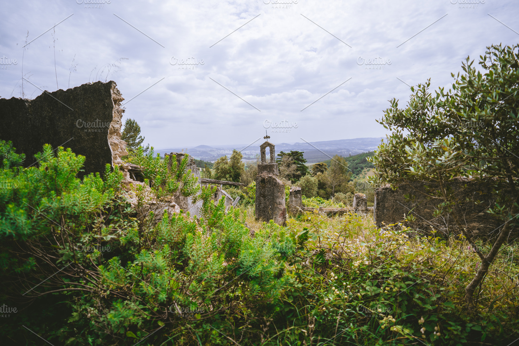 Bell Tower Over Valley, an Architecture Photo by SkyNext