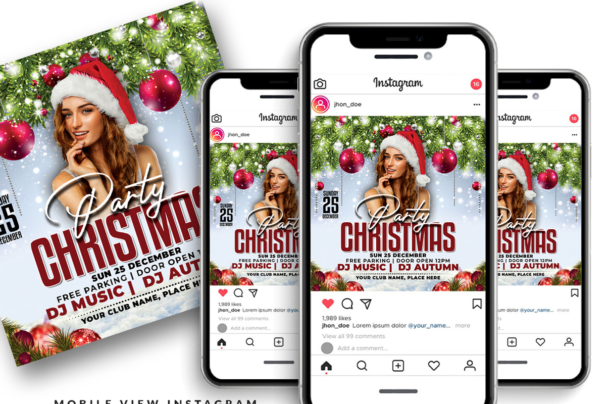 Christmas Flyer, a Flyer Template by AfzaalGraphics (Photo 2 of 2)