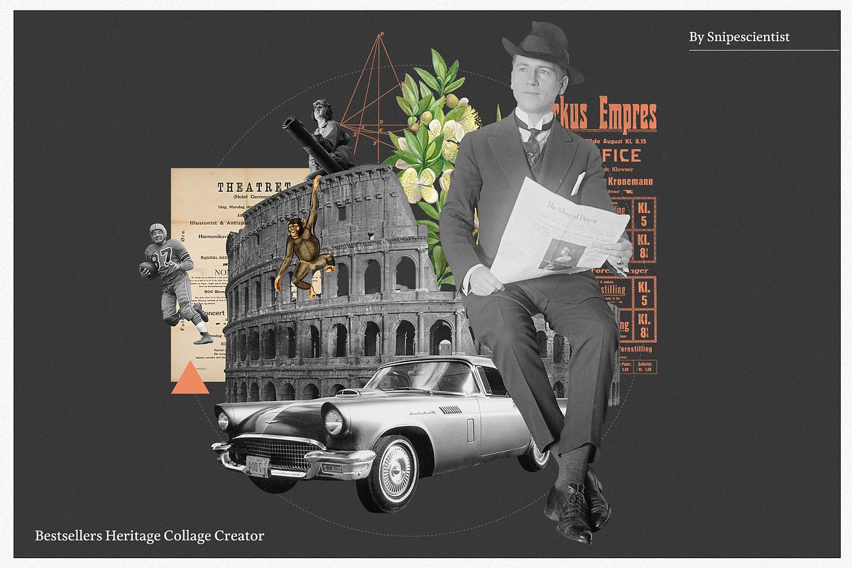 Bestsellers Heritage Collage Creator, an Object Graphic by SNIPESCIENTIST (Photo 5 of 64)