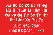Gravenorth - Gothic Blackletter, a Blackletter Font by Indotype Foundry (Thumbnail 10 of 10)
