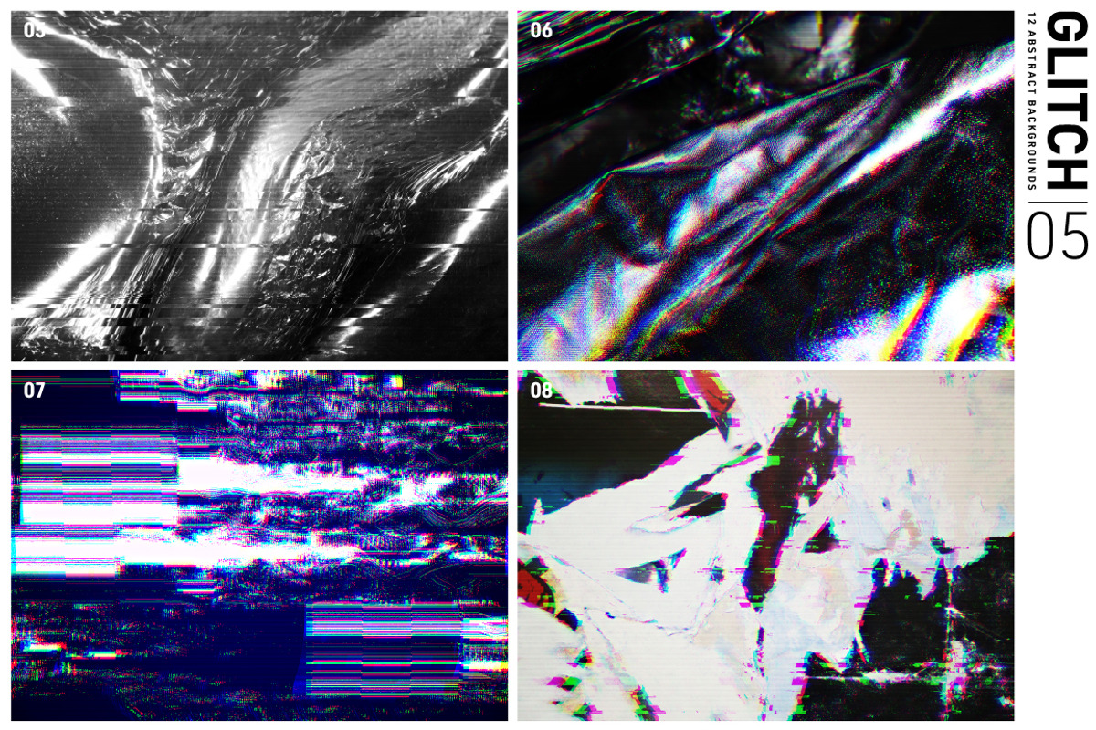 Glitch 05 - 12 Abstract Backgrounds, a Texture Graphic by Offset (Photo 3 of 10)