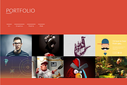 Fun Folio Wordpress Theme, a WordPress Template by Made in Cardiff (Thumbnail 2 of 4)
