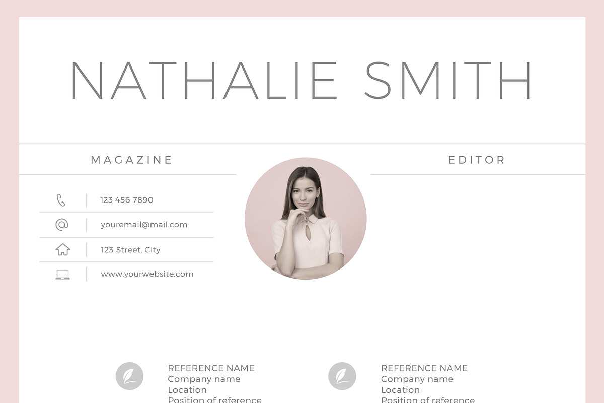 Resume Template / CV Resume Templat, a Resume Template by TheResumeCoach (Photo 9 of 9)