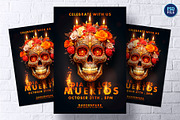 Dia de los Muertos Flyer, a Design Template by Rome B Creation (Thumbnail 1 of 2)