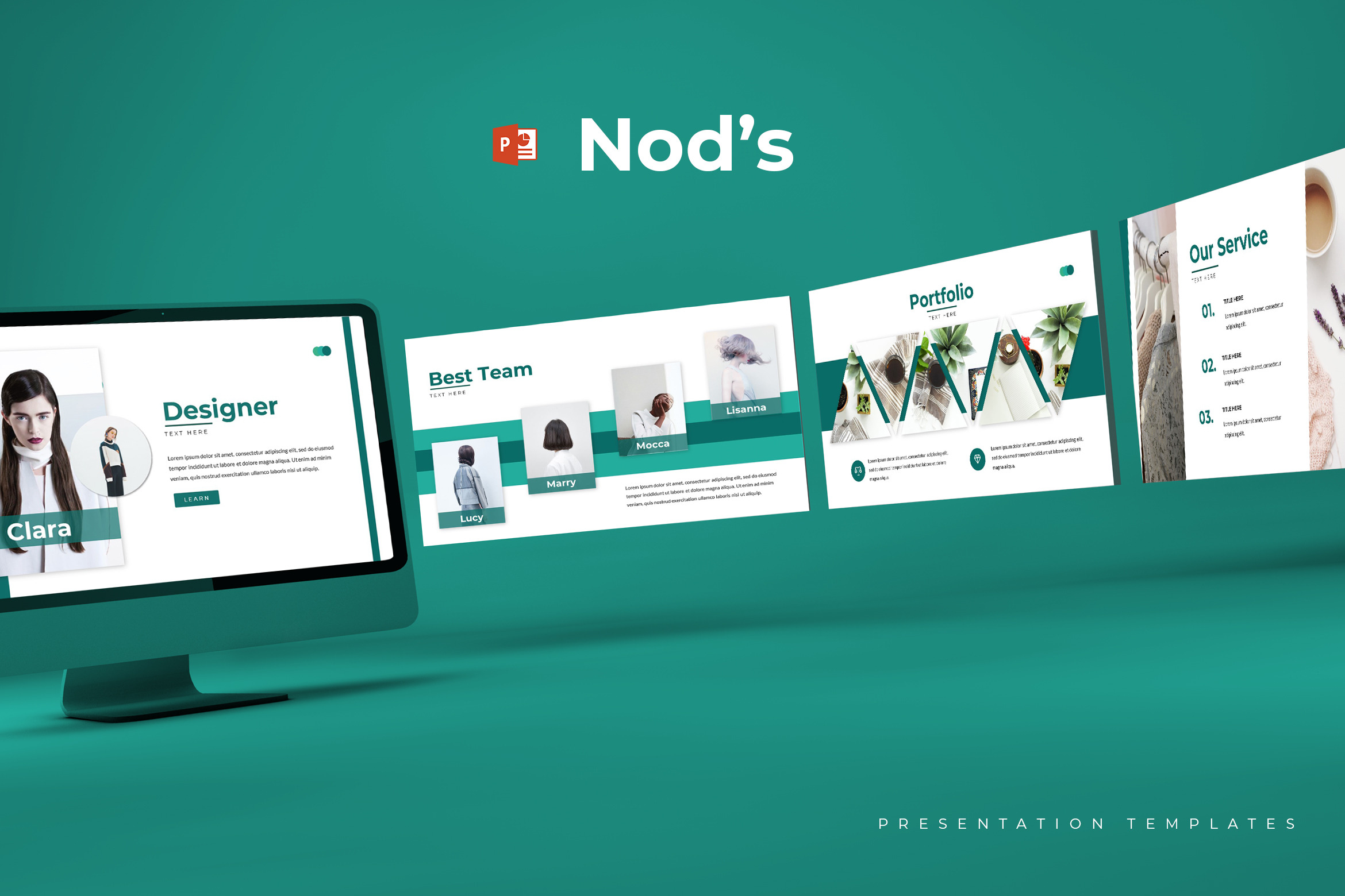 Nod's - Powerpoint Template, a Presentation Template by inspirasign