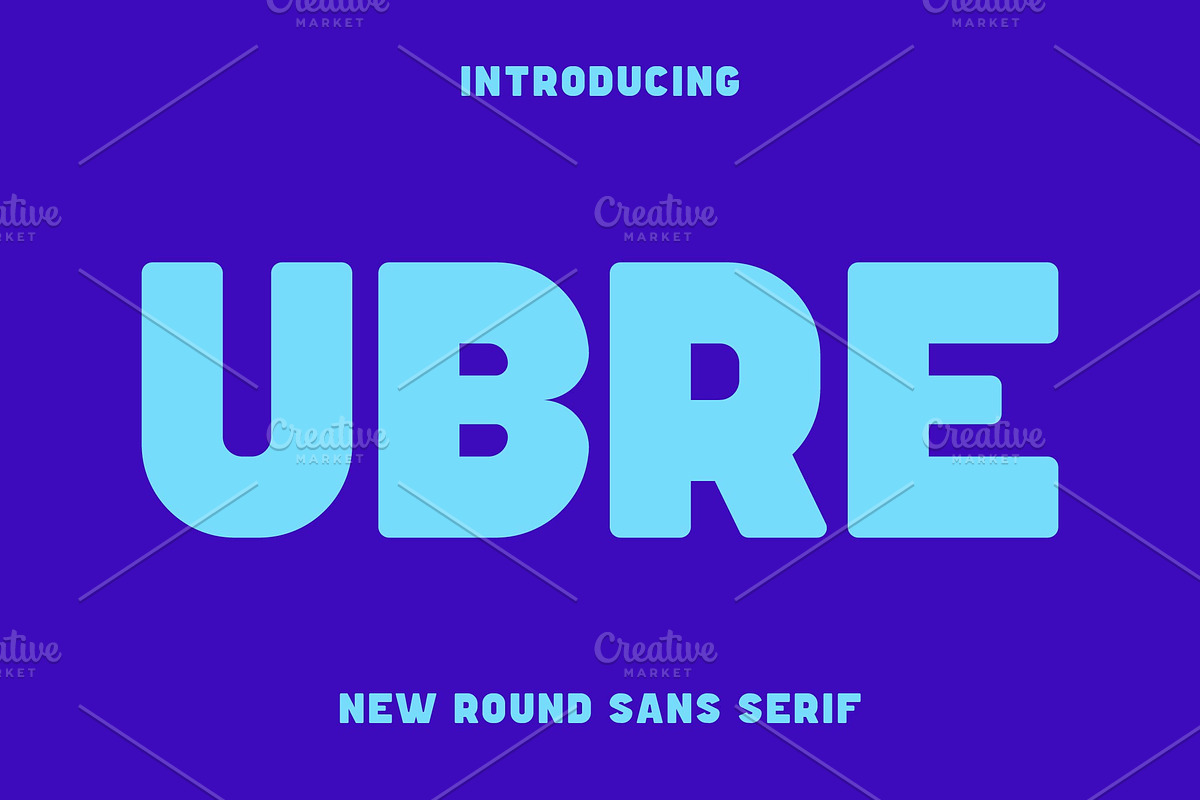 Ubre Retro Sans Font, a Sans Serif Font by Artiveko (Photo 1 of 8)