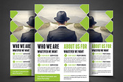 Corporate Business Flyer Template, a Flyer Template by AfzaalGraphics (Thumbnail 1 of 4)