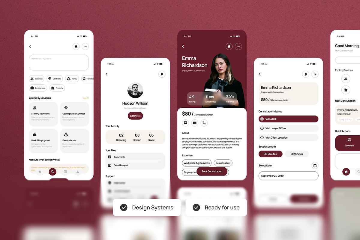 Legexa - Legal Consultation Apps, an App Template by twinstd (Photo 3 of 5)