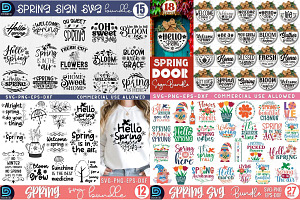 Mega Spring SVG Bundle