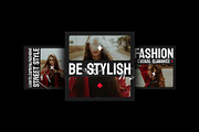 8 Grunge Fashion Style Instagram, a Social Media Template by Parisa-Artstudio (Thumbnail 2 of 5)