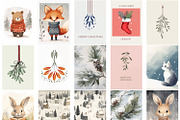 Nursery Scandi Christmas Prints, a Background Graphic by Laras Wonderland (Thumbnail 7 of 10)
