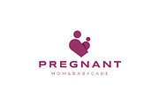 Pregnant icon template illustration, a Branding & Logo Template by Dyn Studio (Thumbnail 1 of 2)