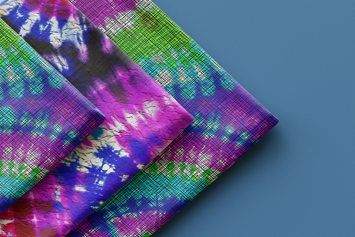 Tie-Dye Texture Digital Papers #90, a Texture Graphic by Digital Art Collectibles (Photo 2 of 5)