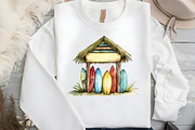 Summer Day Wooden Sign Clipart, an Illustration by DreamCafeArt (Thumbnail 6 of 9)