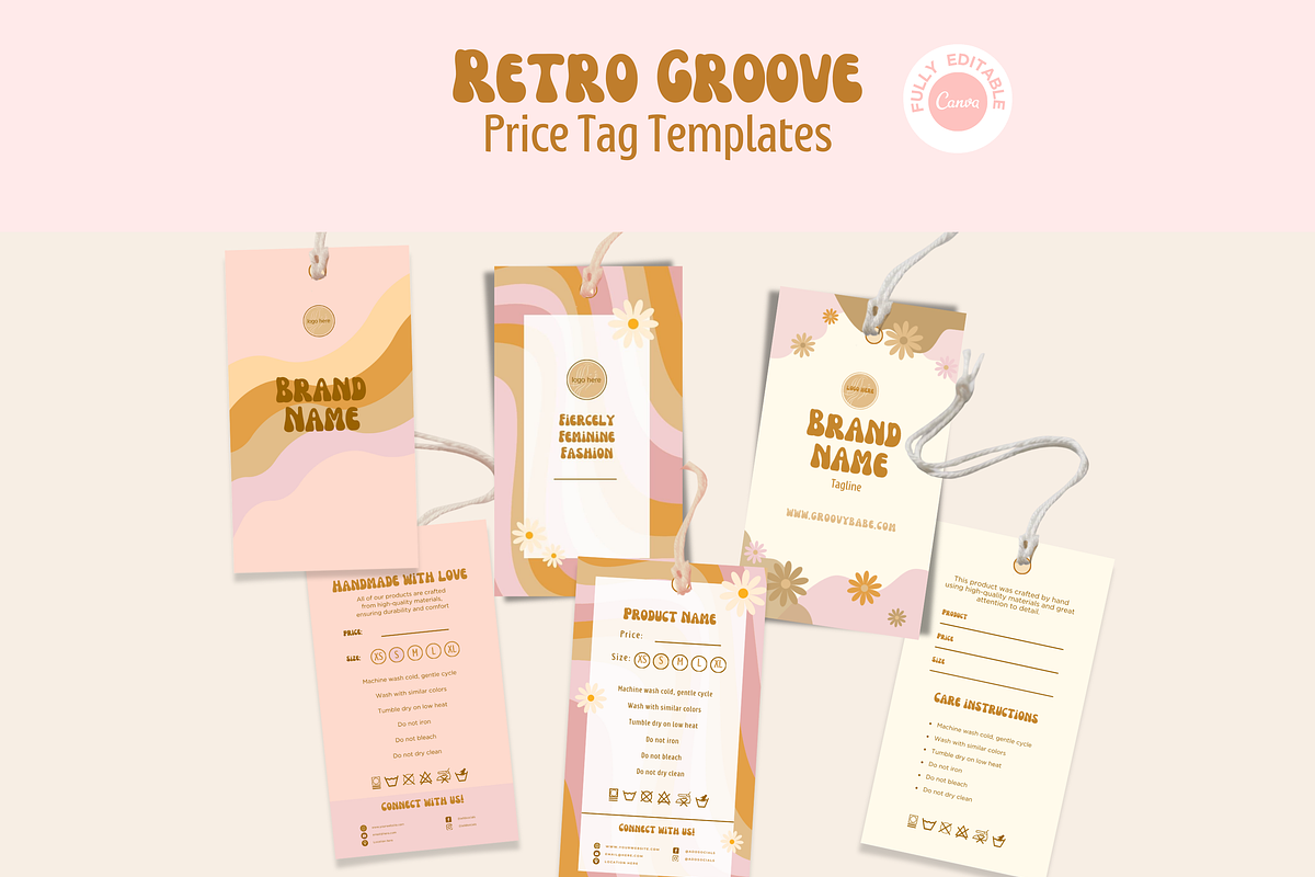Retro Price List Tag Templates, a Stationery Template by Hell Yeah Designs (Photo 1 of 5)