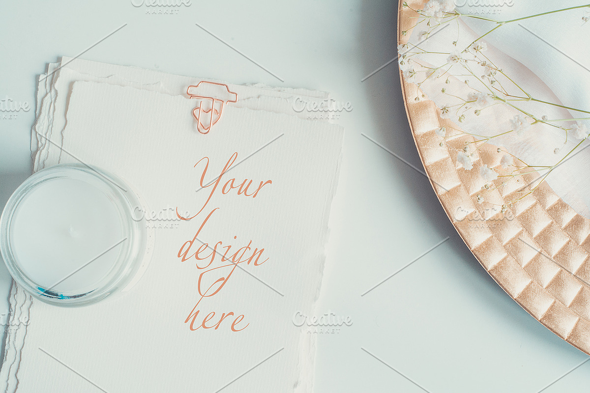 Wedding Cards Invitation Mockup, a Background Photo by Sound of Color (Photo 8 of 9)