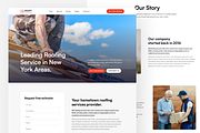 Roofy - Roofing Service Figma, an UI Kit Template by FinestDevs (Thumbnail 7 of 8)