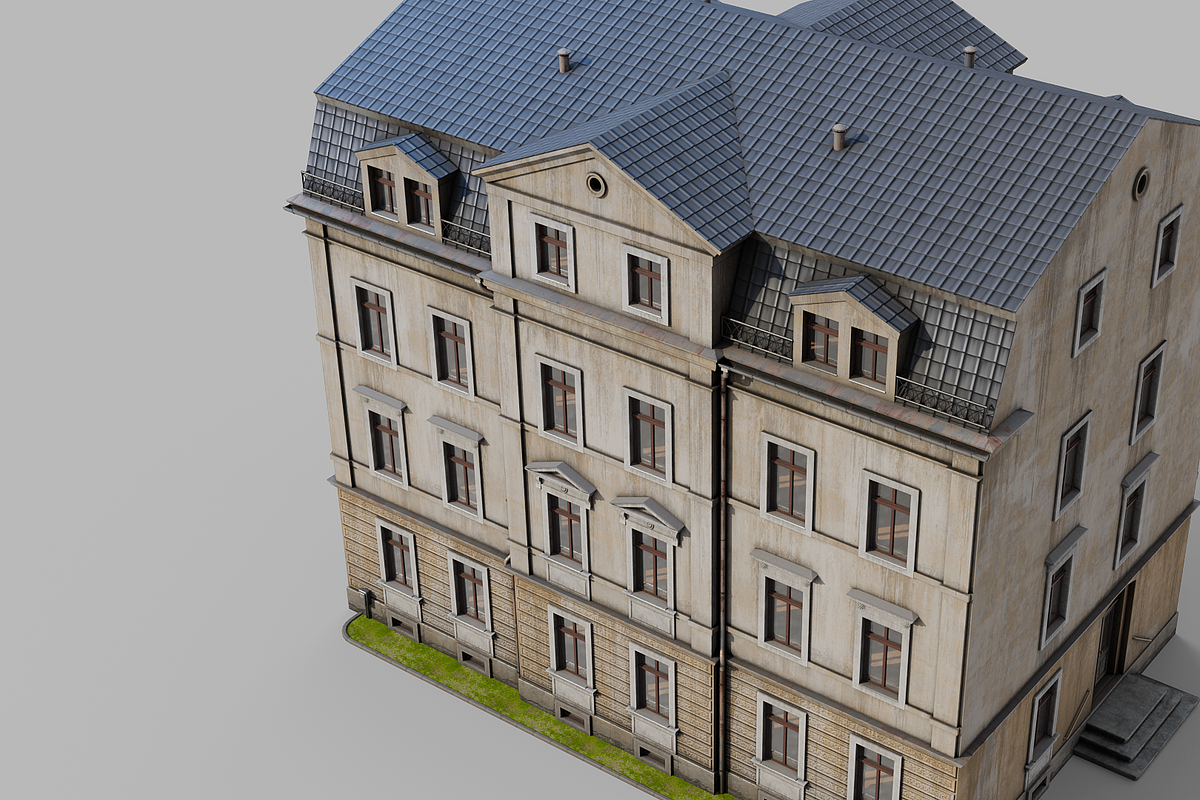 Classic building, an Architecture 3D Model by happy brush (Photo 2 of 12)