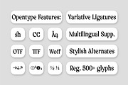 AO Tenko - Display Typeface, a Serif Font by OwunStudio (Thumbnail 2 of 15)