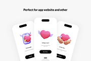 Love and Romance 3D Illustration, an Object 3D Model by nixxdesign (Thumbnail 3 of 5)
