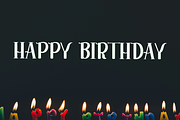 Happy Birthday, a Serif Font by FreshTypeINK (Thumbnail 2 of 8)