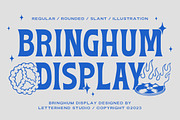 Bringhum Display, a Serif Font by Letterhend Studio (Thumbnail 1 of 9)