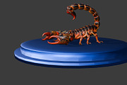 Crimson Steel Scorpion, an Animal 3D Model by Temer (Thumbnail 5 of 5)