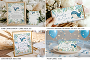 Oneder The Sea Birthday Bundle, a Templates & Theme by Digital_Mind (Thumbnail 4 of 8)