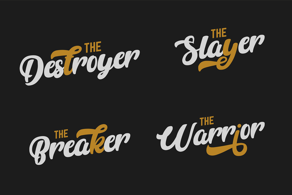 Anhattan - Retro Bold Script Font, a Script Font by StringLabs (Photo 9 of 13)