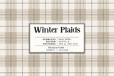 Winter Plaids | Vector Patterns