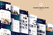Creative Agency - Website, an UI Kit Template by 10am Studio (Thumbnail 1 of 2)