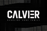 Calvier - Headline Sans Family, a Sans Serif Font by MLKWSN (Thumbnail 1 of 19)