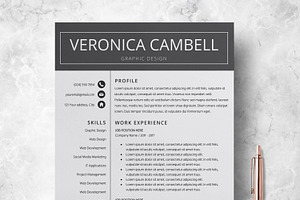 Resume CV Template Cover Letter