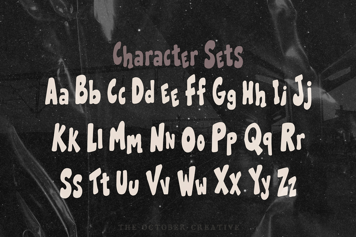 Sweetrouble Retro Bubble Font, a Sans Serif Font by The October Creative (Photo 3 of 8)