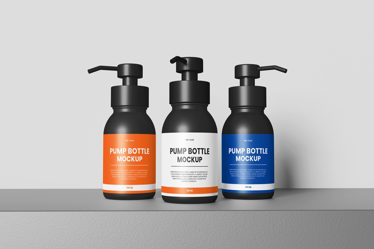 Pump Bottle Mockup, a Packaging Mockup by AndikaGraphic (Photo 6 of 6)
