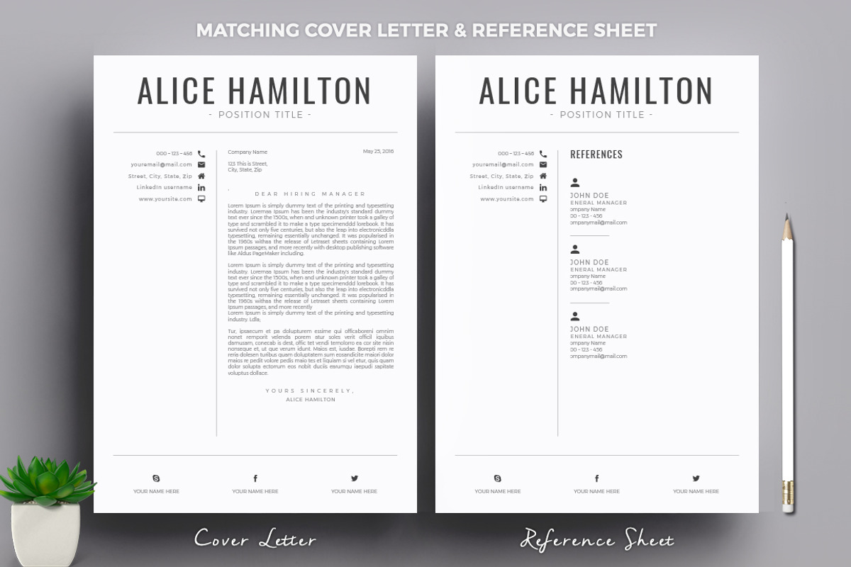 Resume/CV Template, a Resume Template by A1RESUME (Photo 4 of 6)