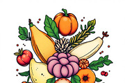 39 Vector Healthy Food Ingredients, an Object Graphic by adenpinkstore (Thumbnail 5 of 16)