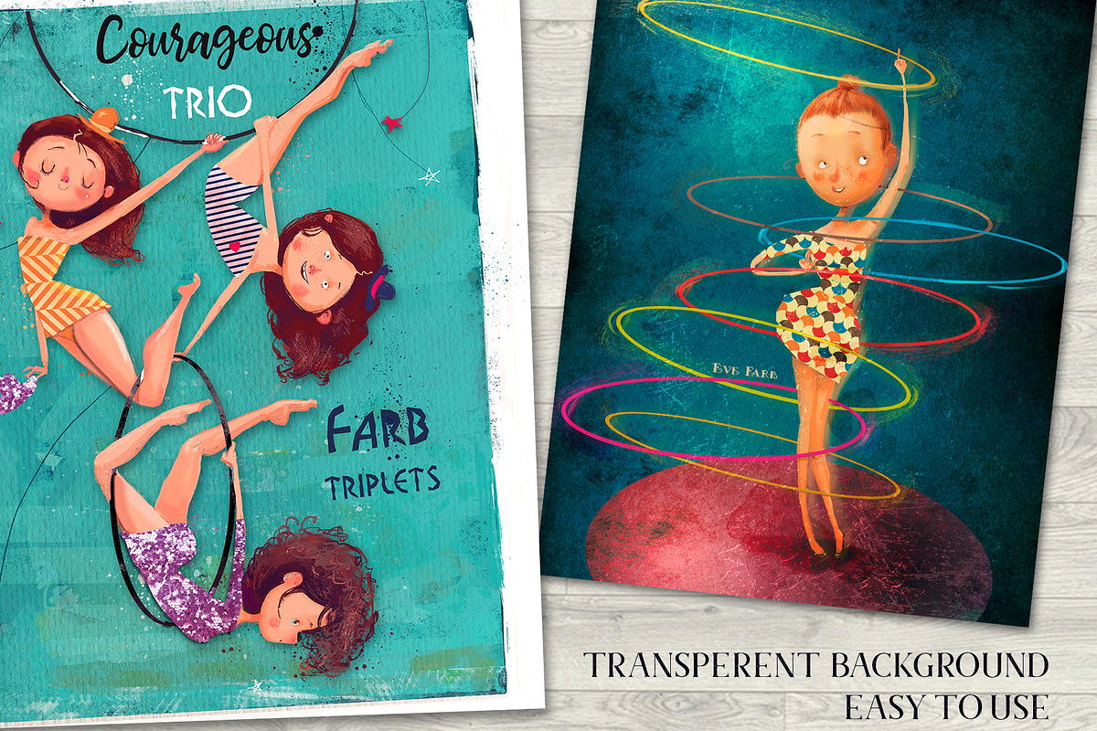 Circus Collection, an Animal Illustration by Eve Farb (Photo 3 of 3)
