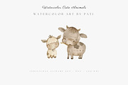 Nursery Farm Animals Clipart Set, an Animal Illustration by Pati Paints (Thumbnail 5 of 10)