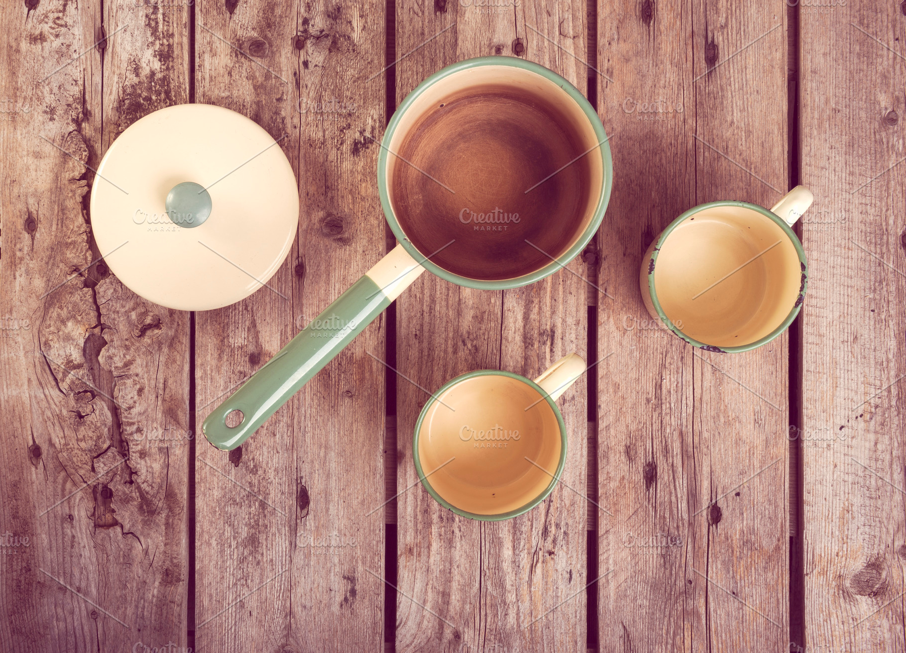 Vintage Kitchen Filtered, a Food & Drink Photo by THP Creative