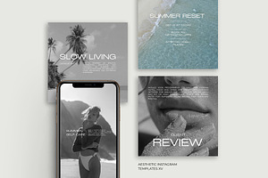 Aesthetic Instagram Templates XV