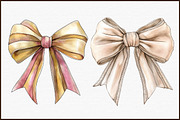 Fall Watercolor Cute Coquette Bows P, an Illustration by Sublimation Artist (Thumbnail 3 of 6)