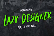 Lazy Designer – Natural Handwritten, a Sans Serif Font by Almarkhatype (Thumbnail 1 of 8)