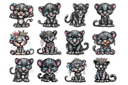 African Panther Black History Clipar, an Illustration by Design Market (Thumbnail 3 of 3)