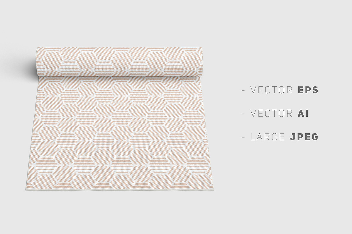 18 Geometric Seamless Patterns vol.3, a Pattern Graphic by Curly_Pat (Photo 8 of 8)